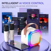 Colorful Karaoke Bluetooth Speaker Microphone